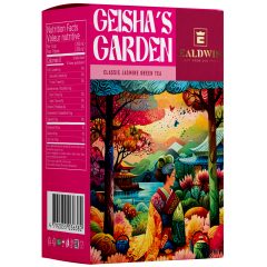   Ealdwin Geisha's Garden 100g prémum ízesített szálas zöld tea