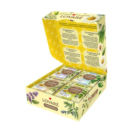 Lovaré Chamomile Collection, 32Filteres herba tea válogatás 41,6g