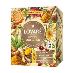   Lovaré Ginger Collection, 32Filteres Herba Tea Válogatás 57,6g 